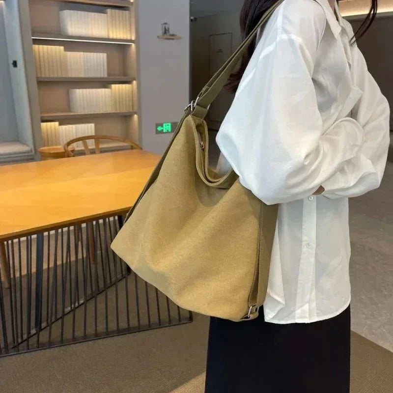 Suede Crossbody Bag
