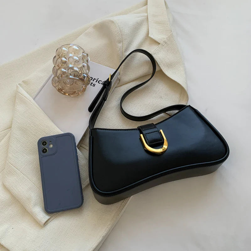 Mini crescent shoulder bag