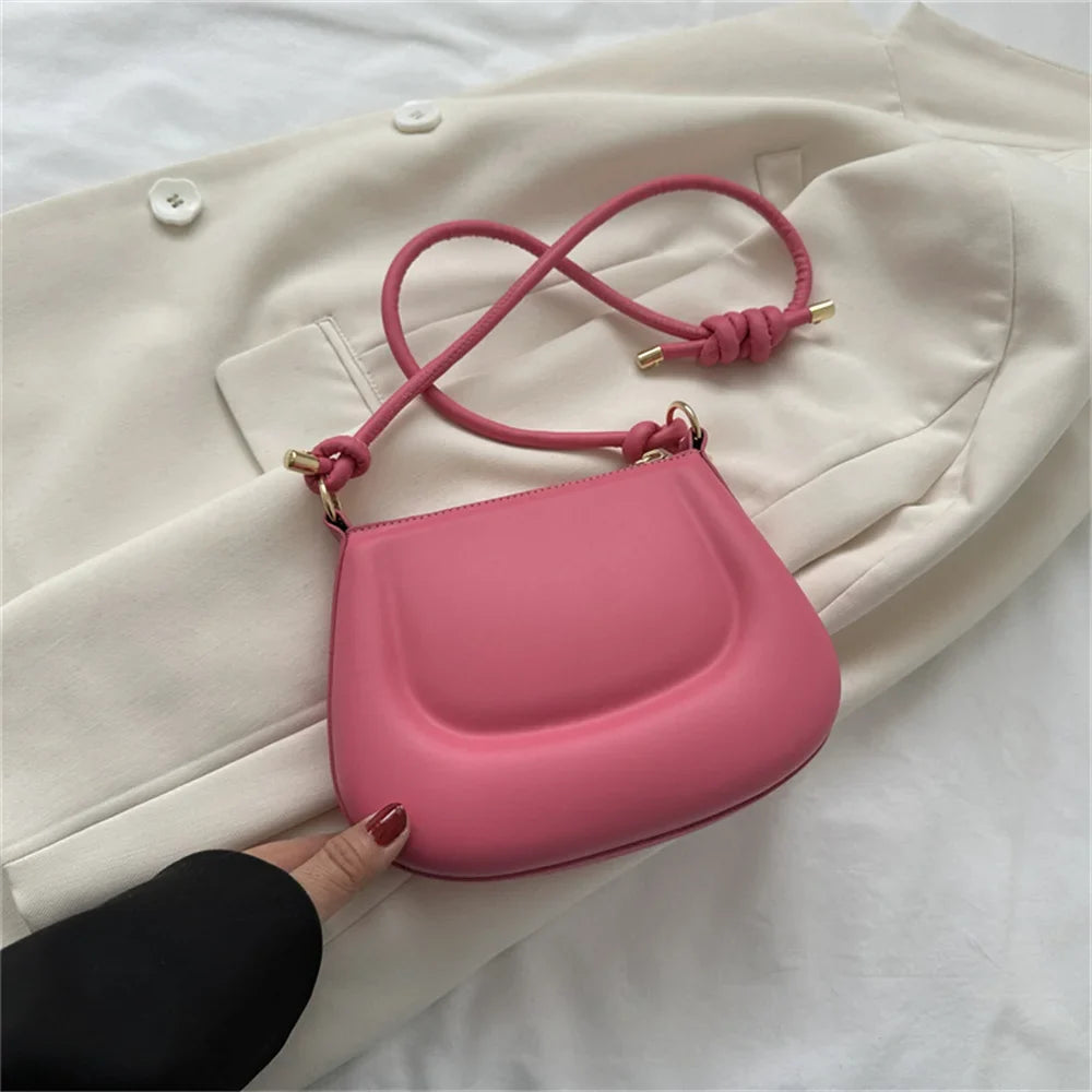 Mini pink shoulder bag
