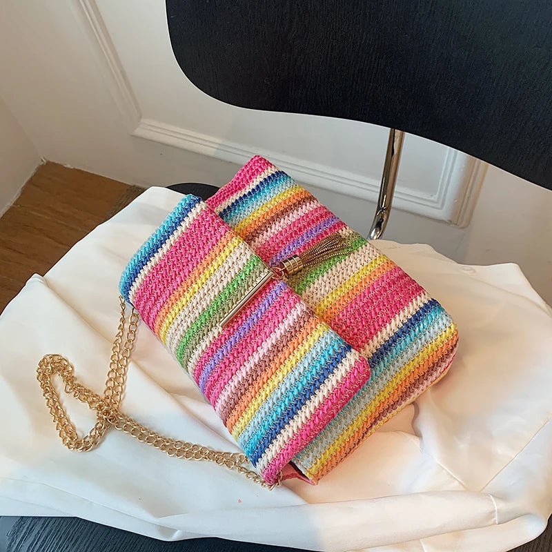 Straw Crossbody Bag
