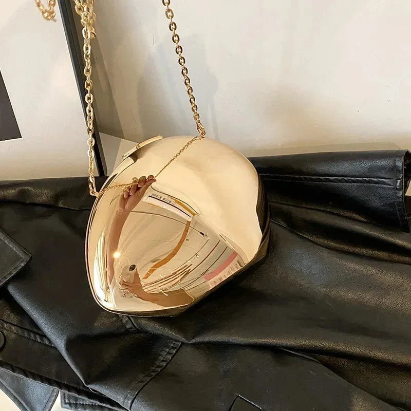 Nelly | Gold Crossbody Bag