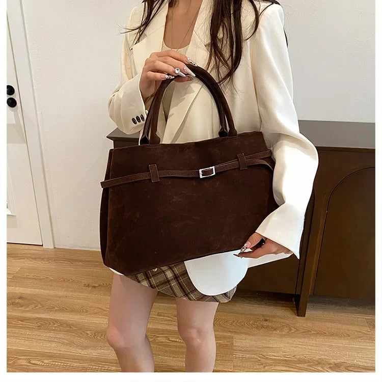 Margaux | Suede Vintage Large Bag