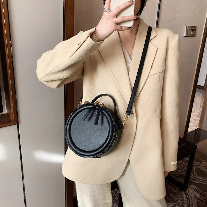 Mini leather crossbody bag