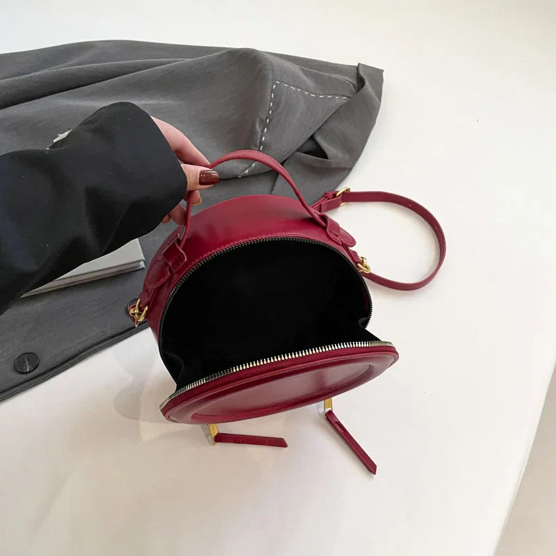 Mini leather crossbody bag