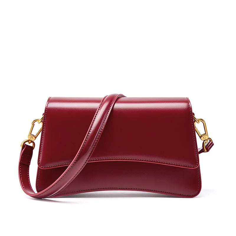 Brown Leather Crossbody Bag