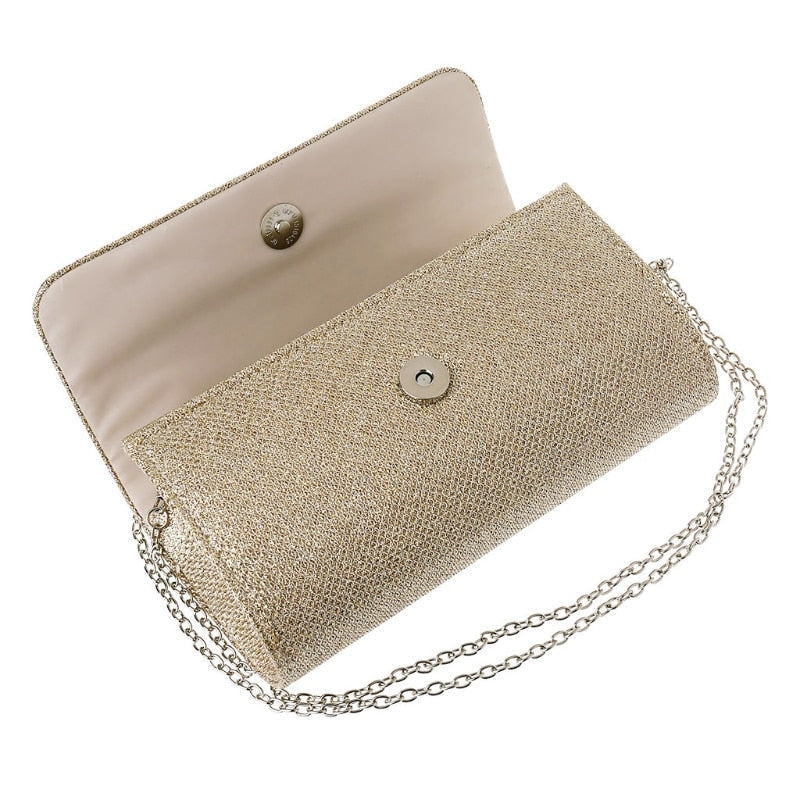 Silver crossbody bag