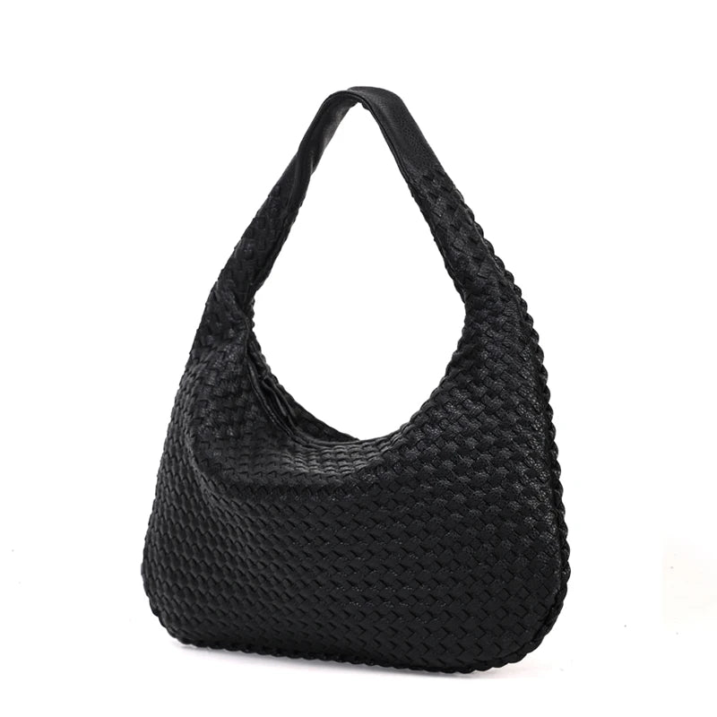 Clara | Woven Hobo Shoulder Bag