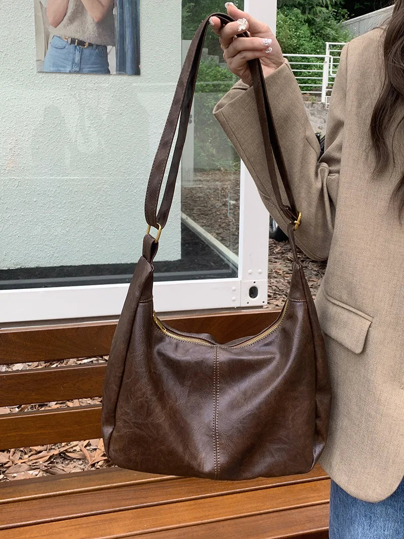 Laurine | Brown Crossbody Bag