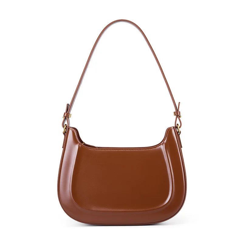 Gwladys | Burgundy Leather Crossbody Bag