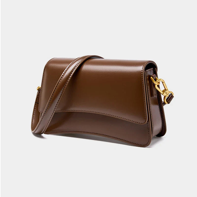 Joséphine | Brown Leather Crossbody Bag
