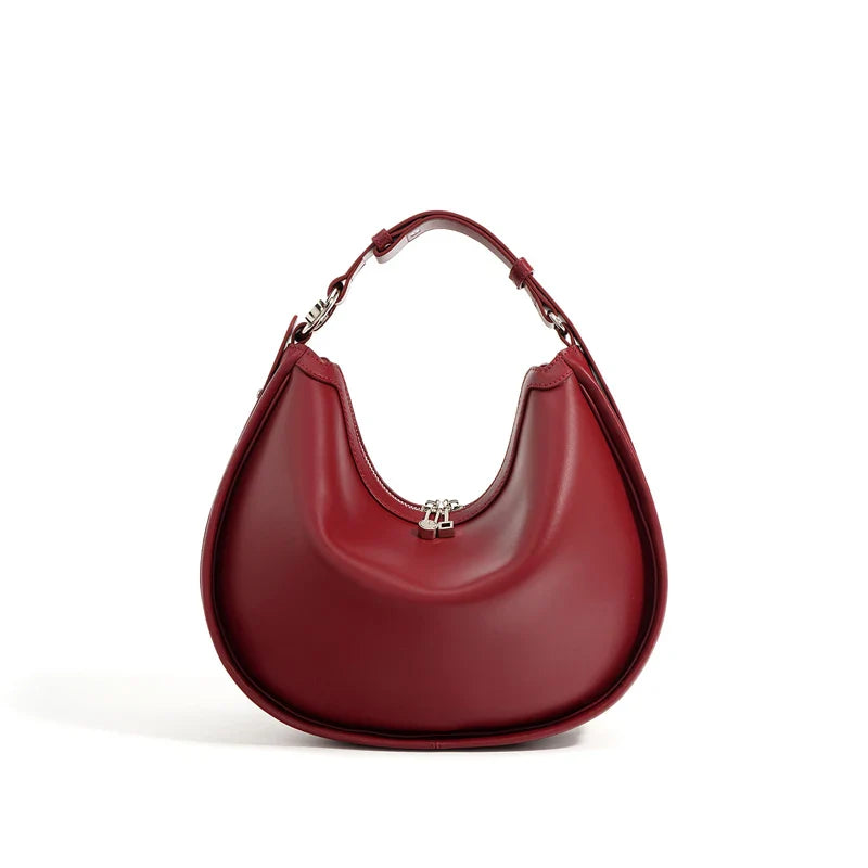 Red shoulder bag