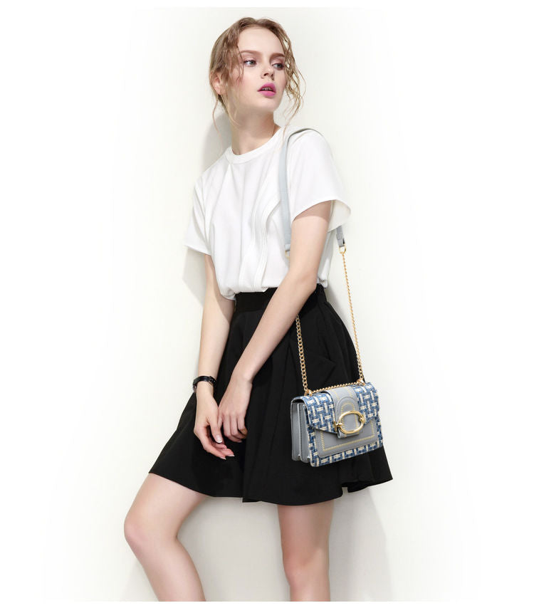 Mini Tweed Crossbody Bag