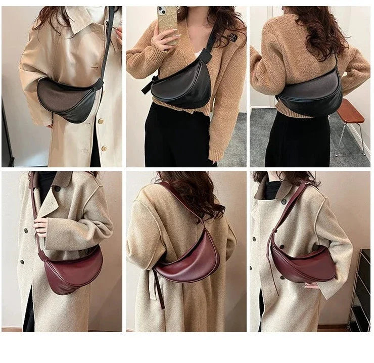 Élina | Leather Crossbody Bag