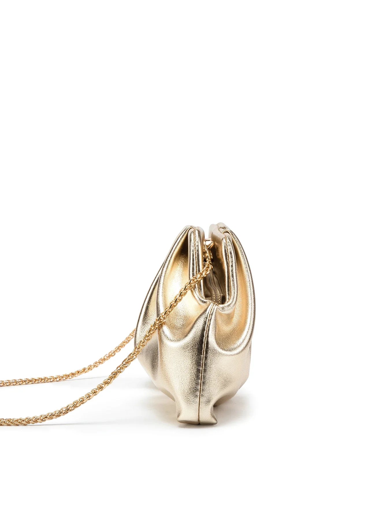 Irène | Mini Gold Crossbody Bag