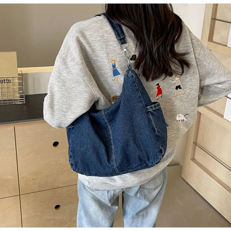 Héloïse | Denim Crossbody Shoulder Bag