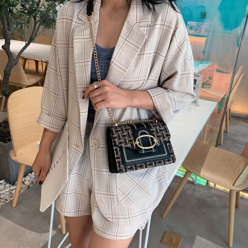 Mini Tweed Crossbody Bag