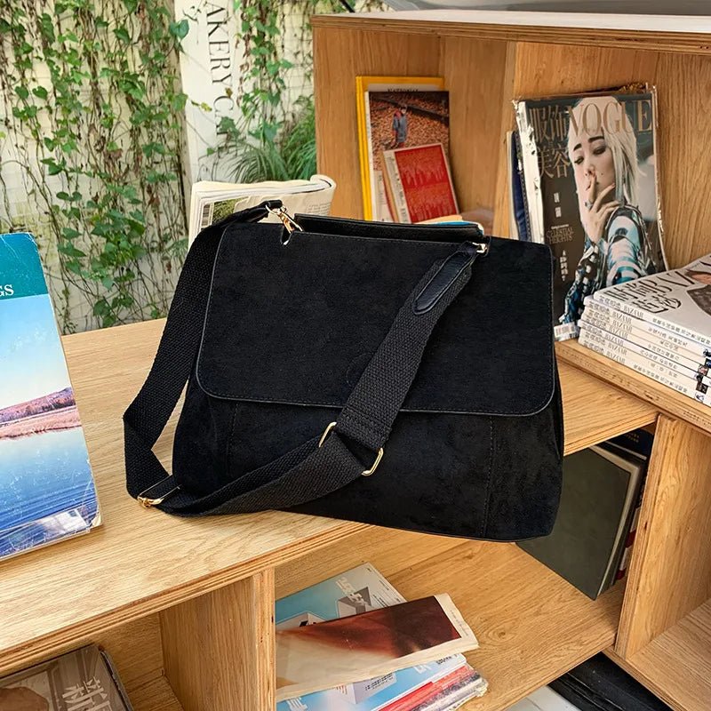 Suede Crossbody Bag