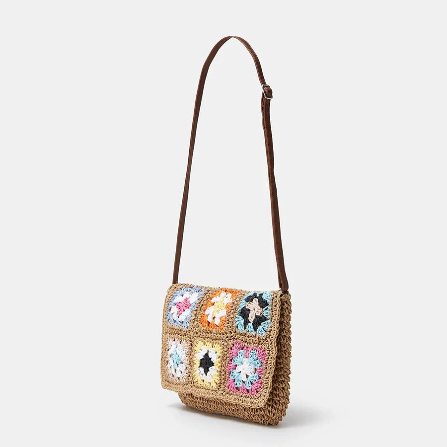 Denise | Straw Crossbody Bag