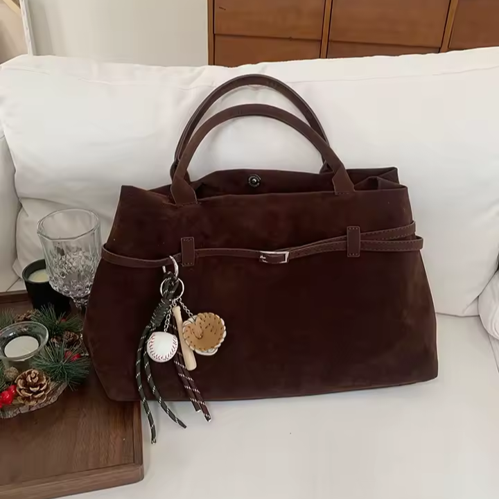 Margaux | Suede Vintage Large Bag