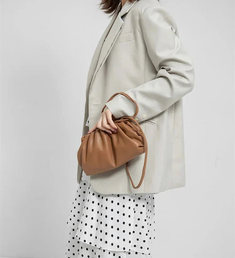 Faustine | Mini Leather Crossbody Bag