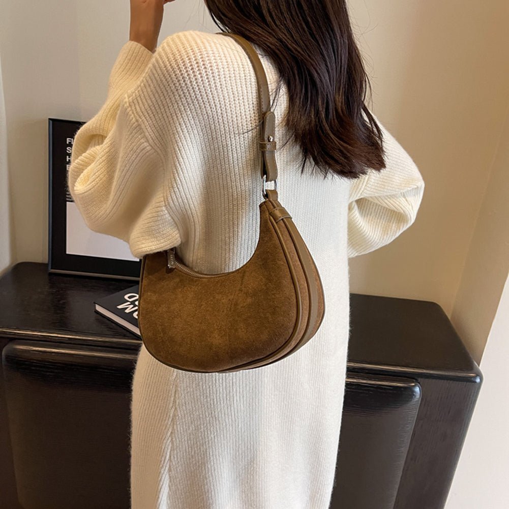 Mini Suede Shoulder Bag