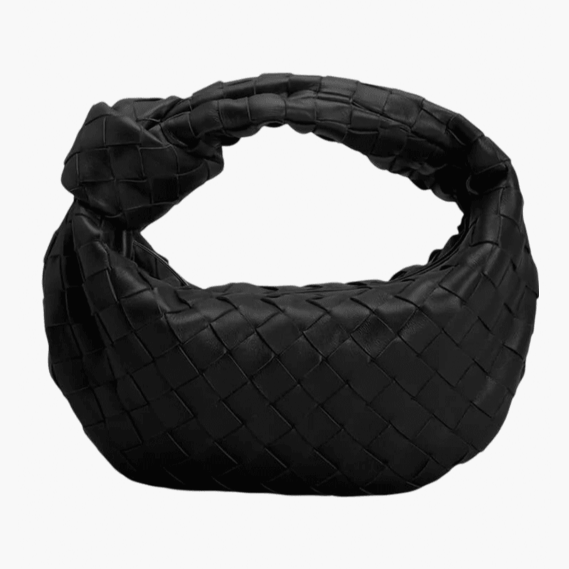 Mini Leather Half Moon Bag