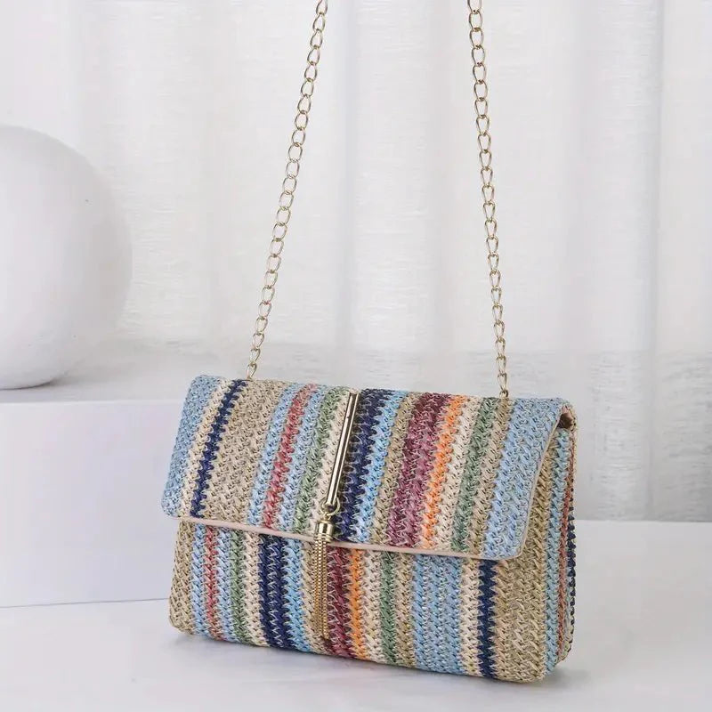 Lucie | Straw Crossbody Bag