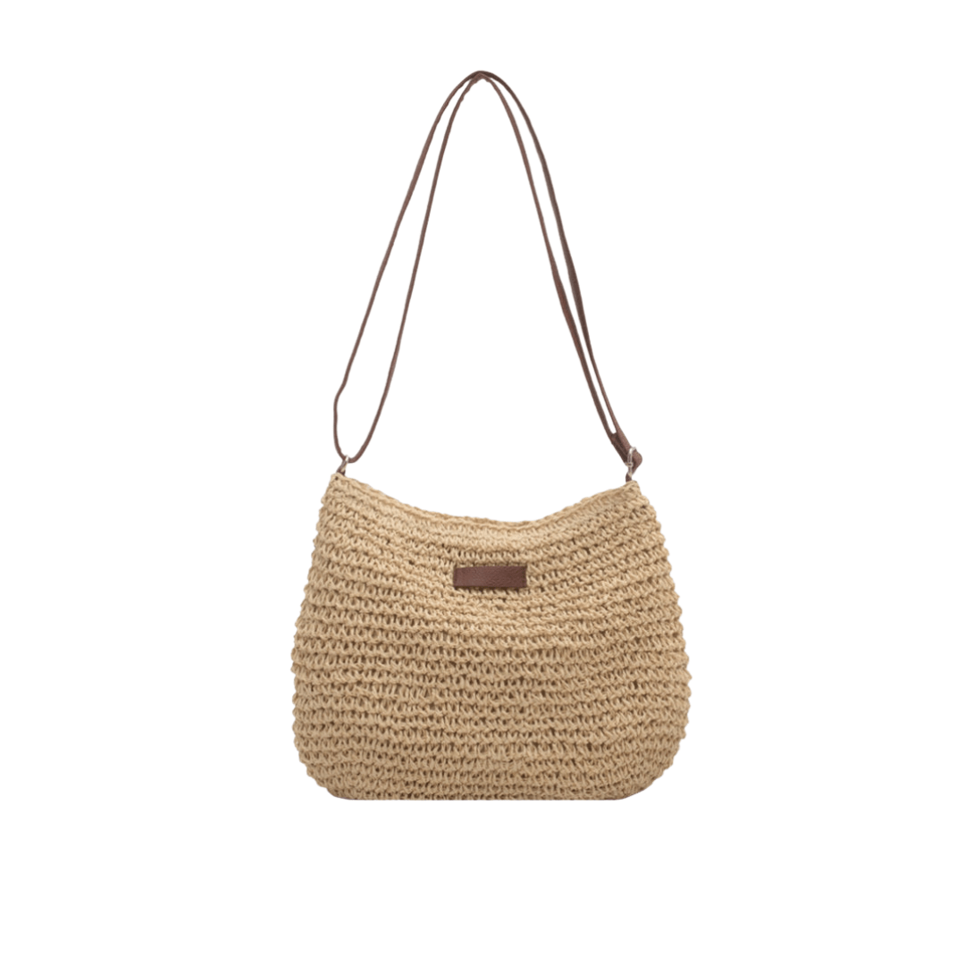 Straw Crossbody Shoulder Bag