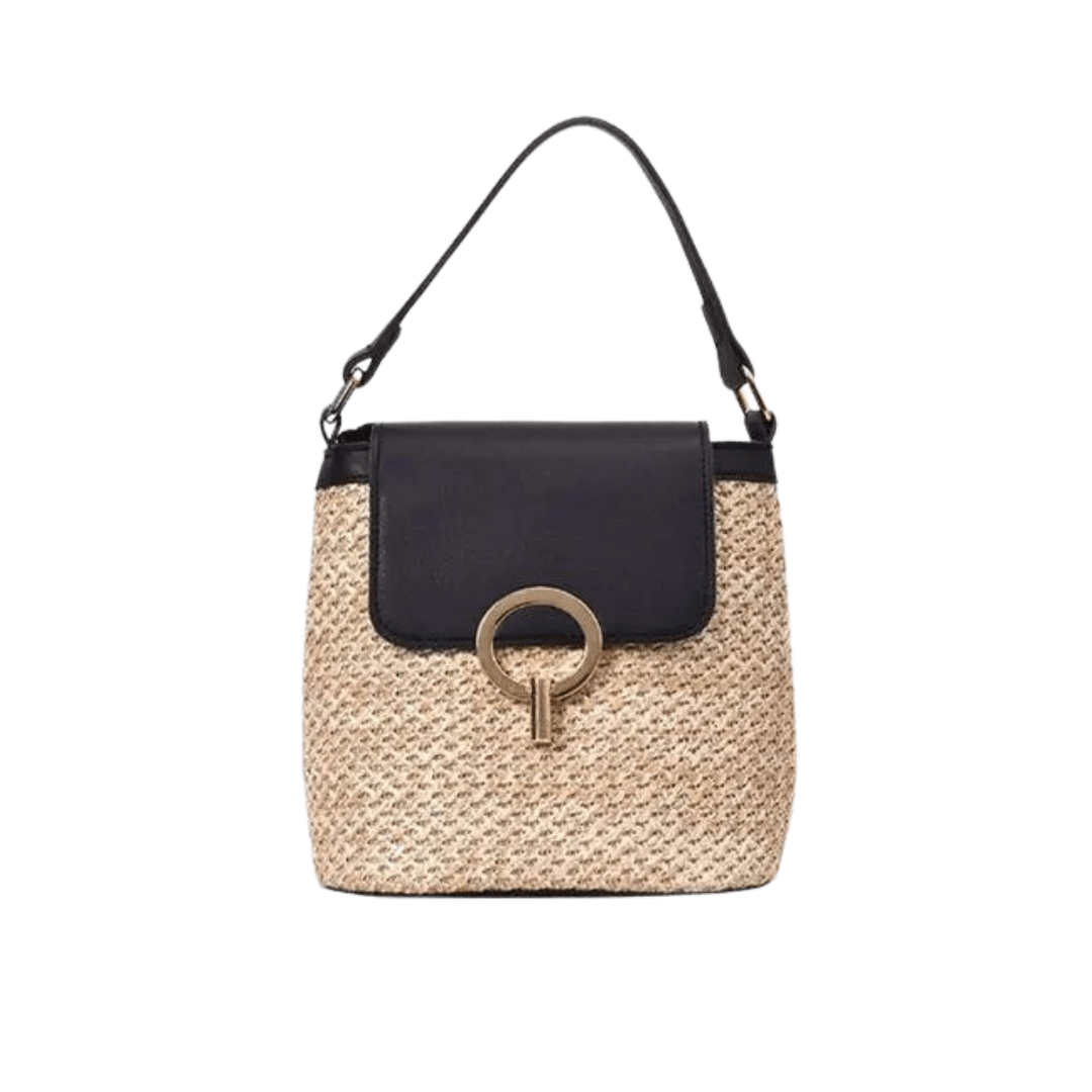 Wicker Bucket Bag