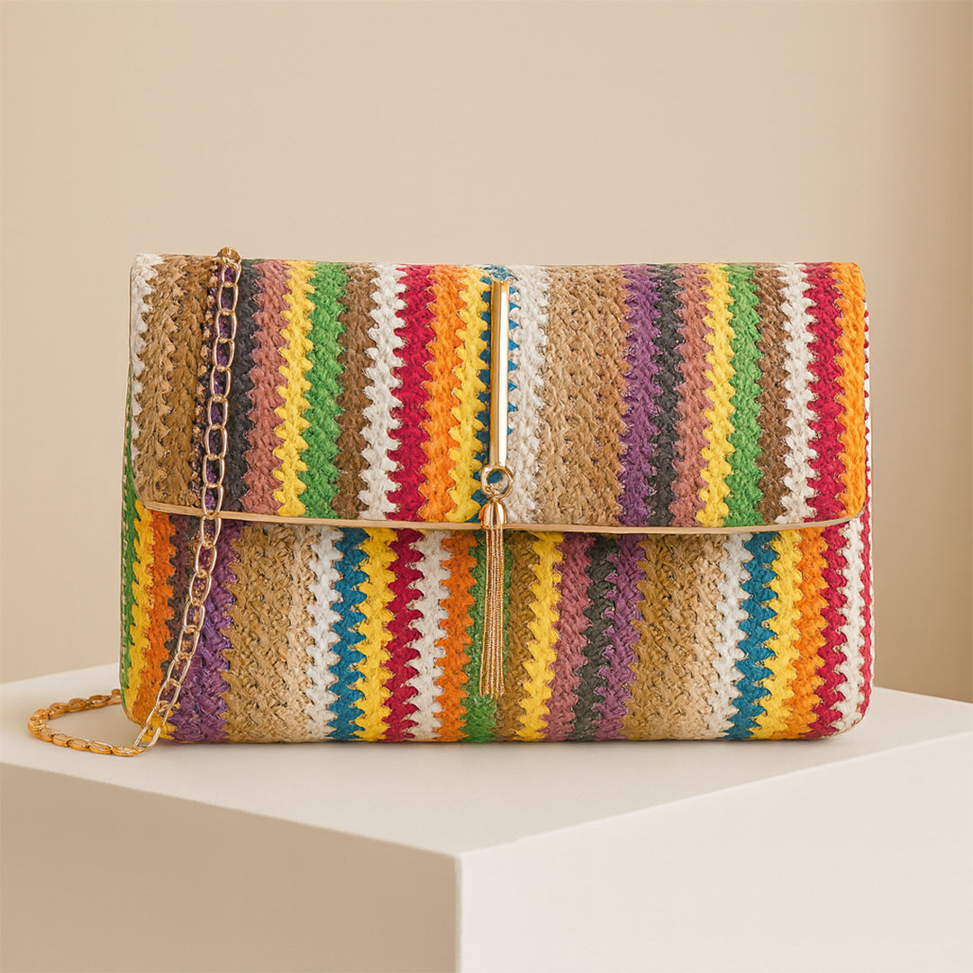 Lucie | Straw Crossbody Bag