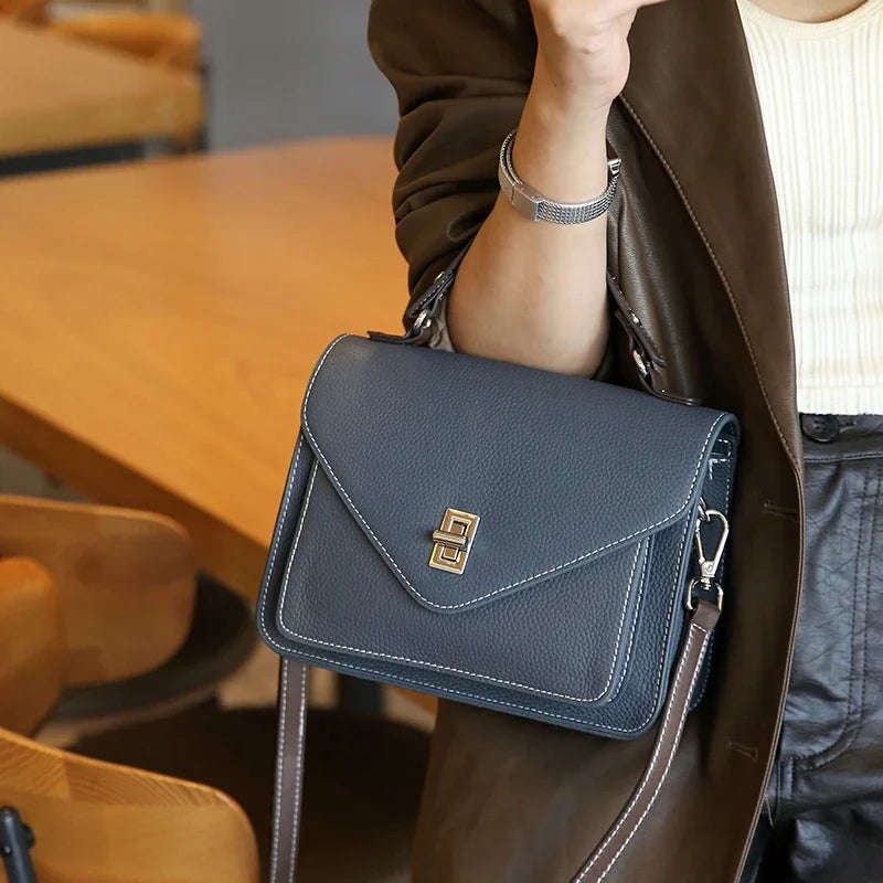 Maéva | Mini Leather Crossbody Bag