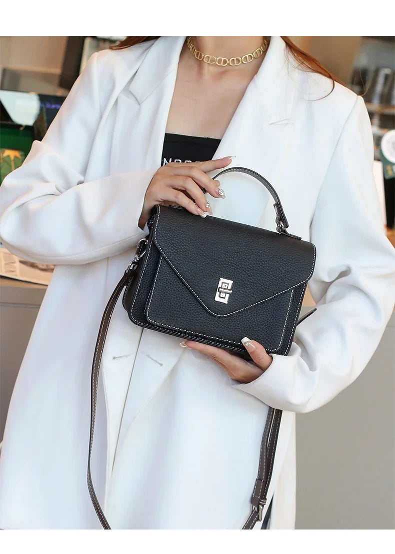 Maéva | Mini Leather Crossbody Bag