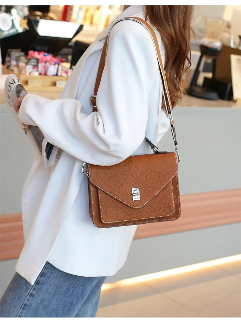 Maéva | Mini Leather Crossbody Bag