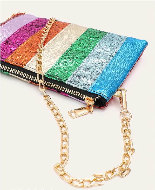 Pink summer crossbody bag