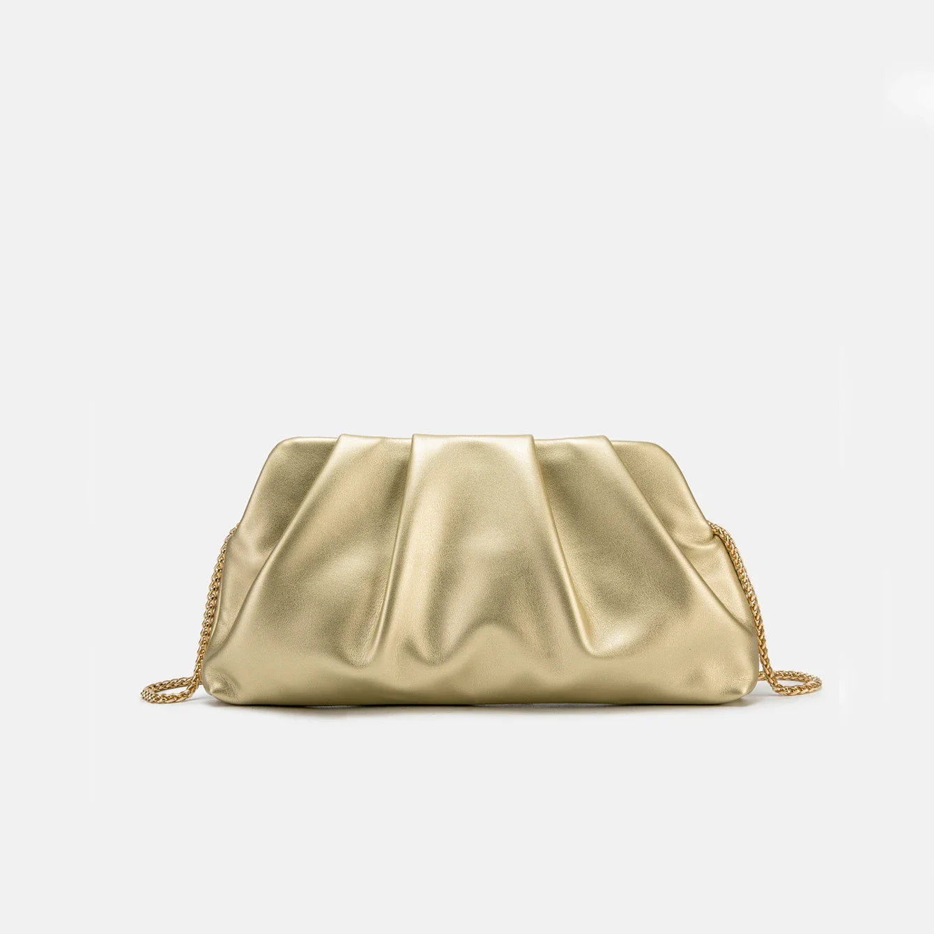 Irène | Mini Gold Crossbody Bag