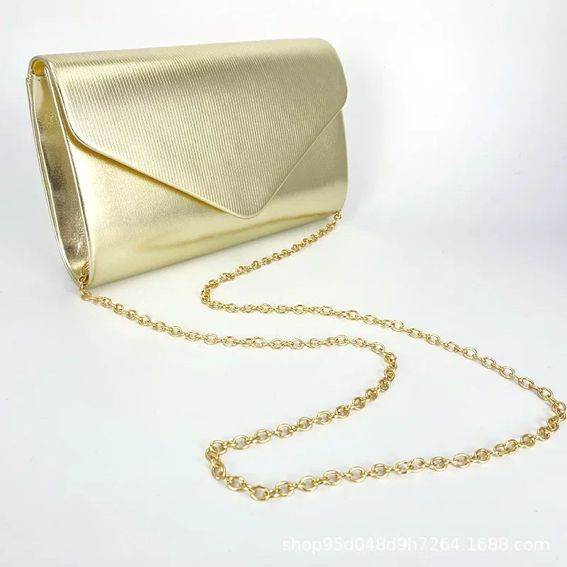 Gold crossbody bag