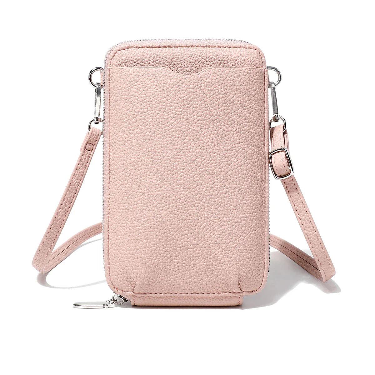Blue Leather Crossbody Bag