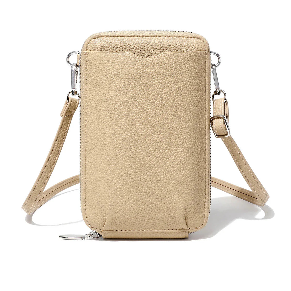 Blue Leather Crossbody Bag