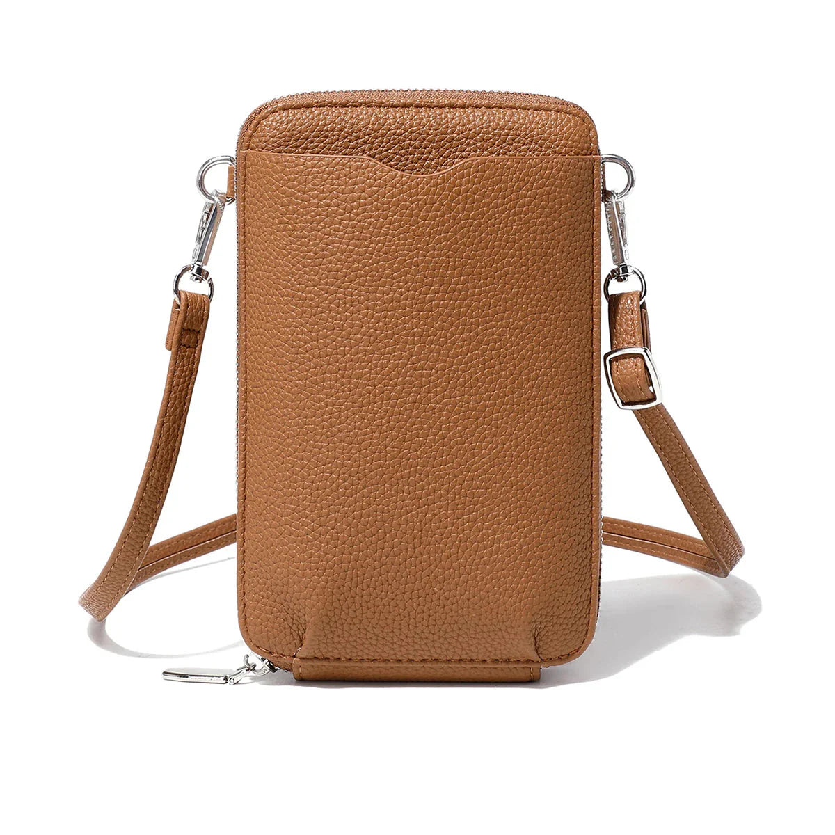 Blue Leather Crossbody Bag