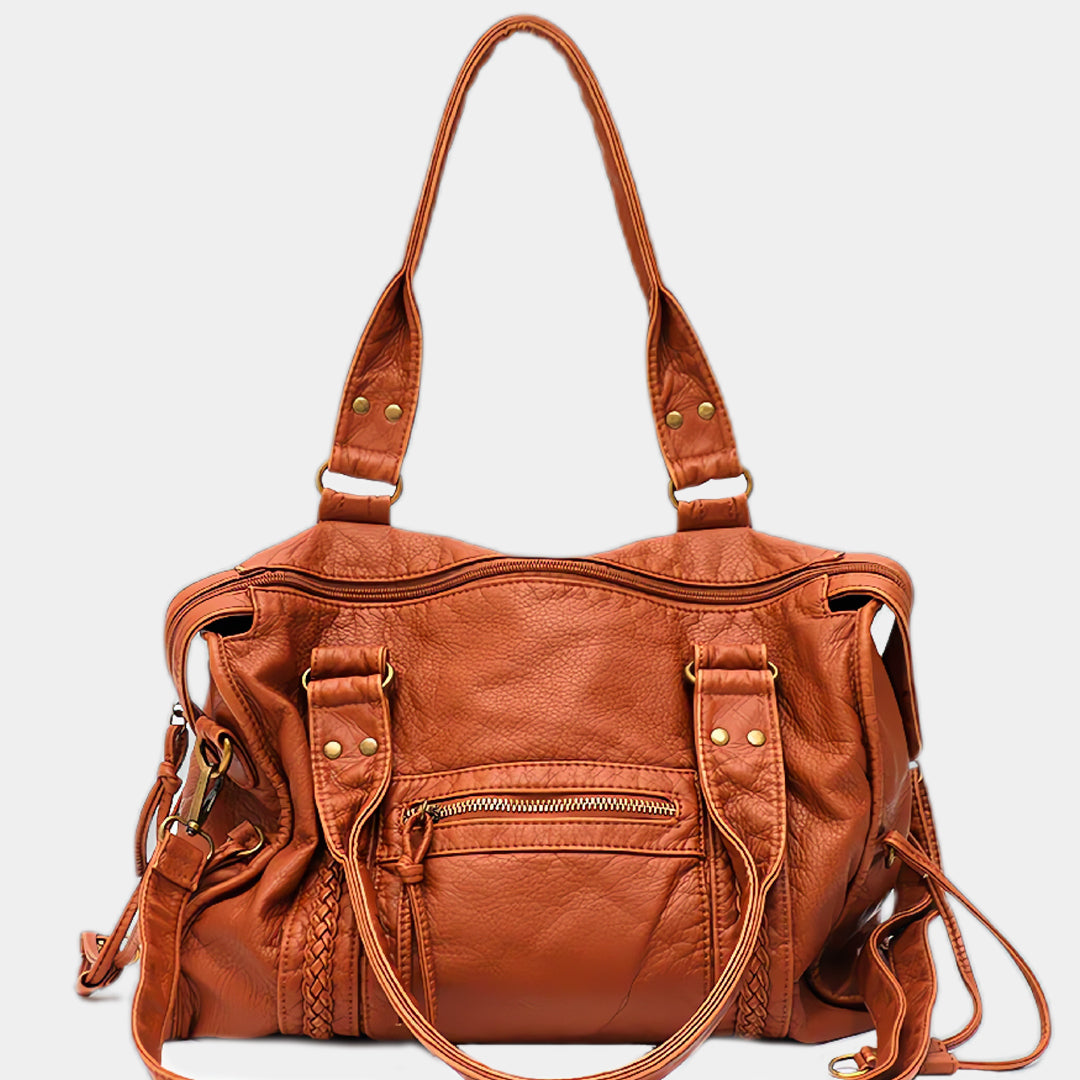 Vintage Leather Crossbody Bag