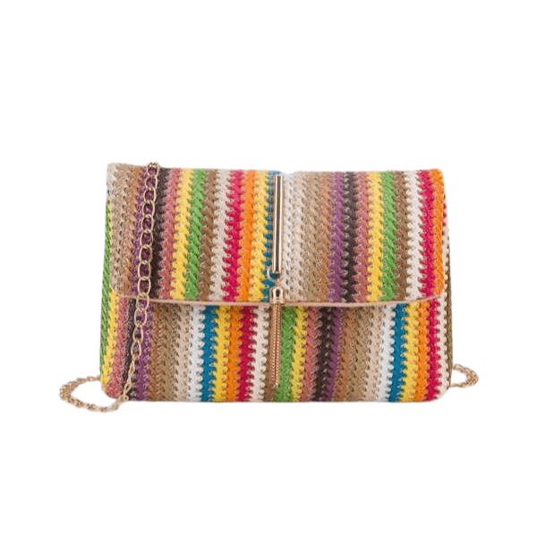 Straw Crossbody Bag