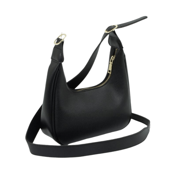 Océane | Crescent Leather Crossbody Bag