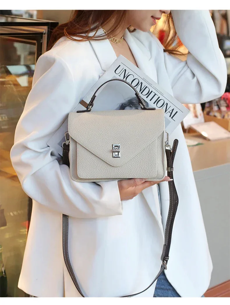 Maéva | Mini Leather Crossbody Bag