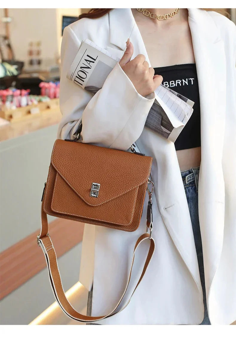 Maéva | Mini Leather Crossbody Bag