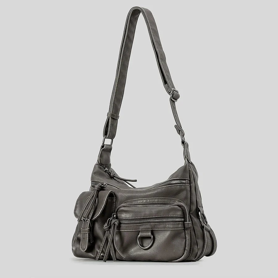 Brown Vintage Crossbody Bag