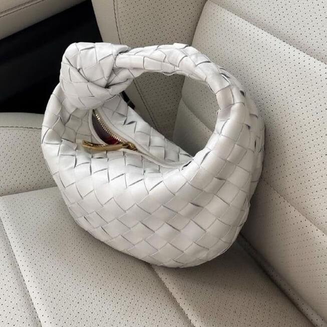 Ambre | Mini Leather Half Moon Bag