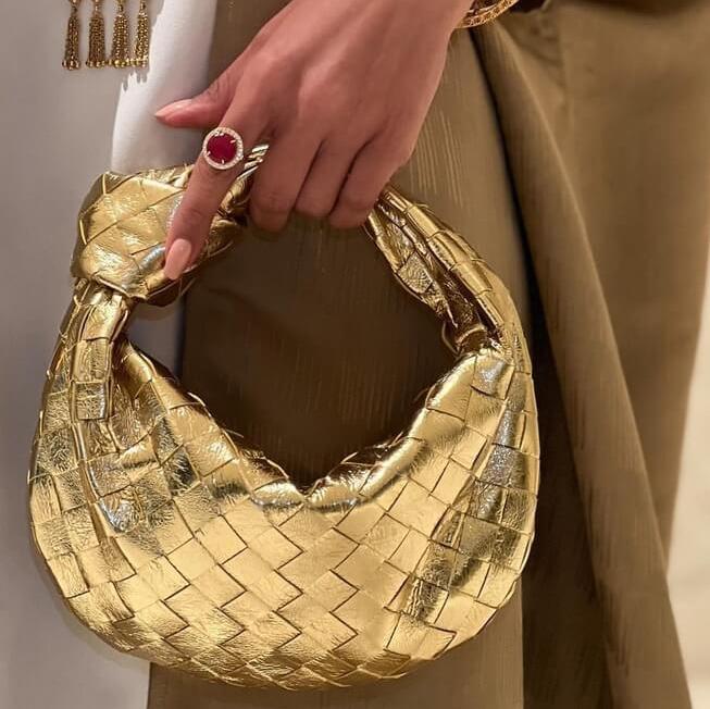 Mini Leather Half Moon Bag
