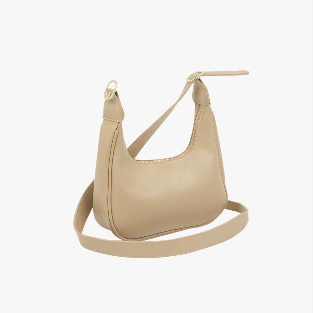 Océane | Crescent Leather Crossbody Bag