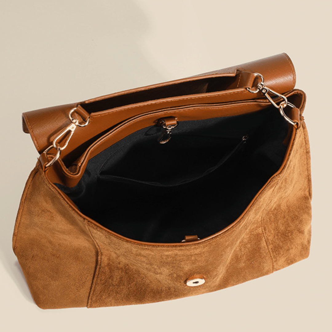Suede Crossbody Bag