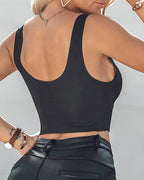 2-Pack Scallop Trim Lace V-Neck Bralette Camisoles